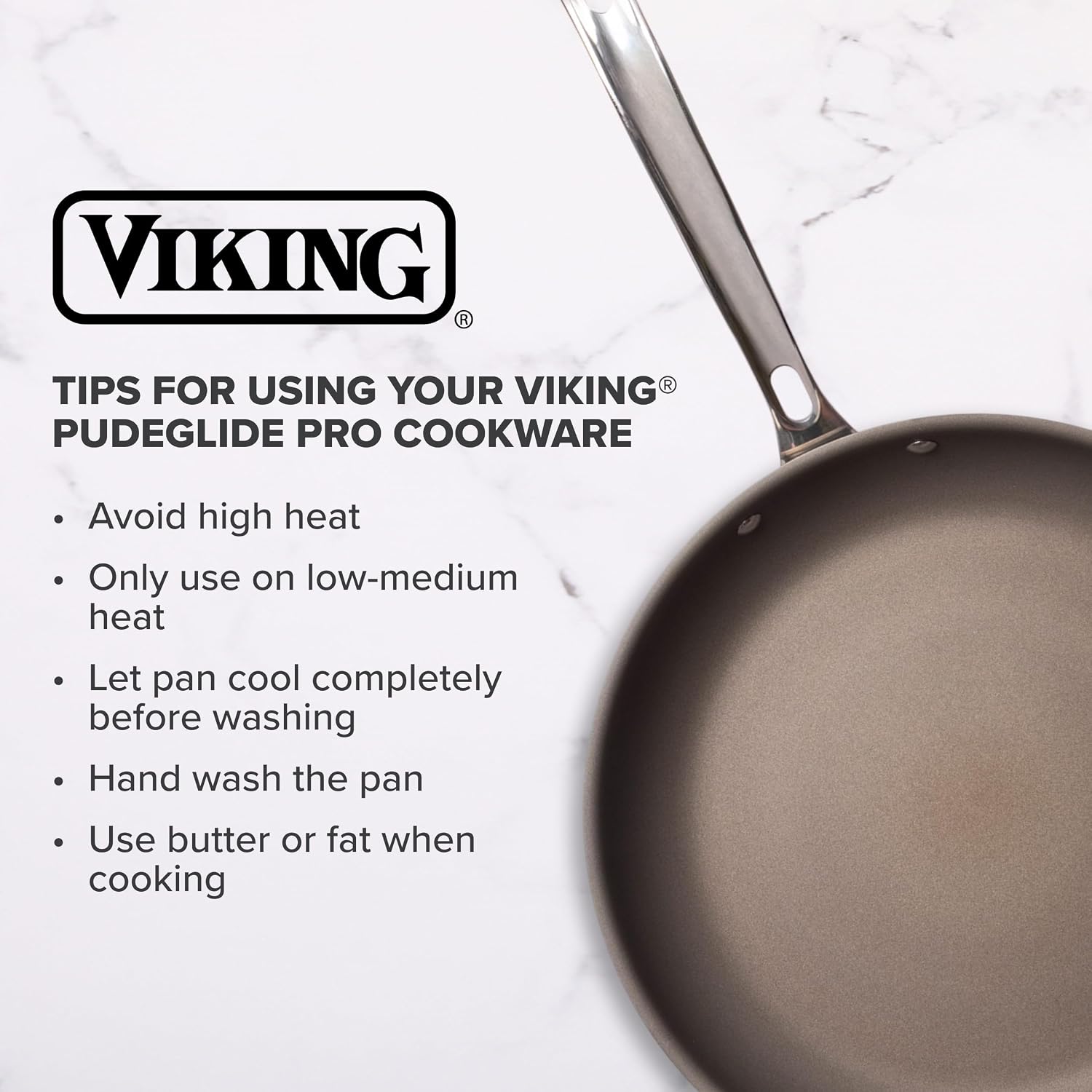 Viking PureGlide Pro 3-Ply Nonstick Stock Pot, Made without PFAS, 8-Quart Induction Soup and Pasta Cooking Pot with Lid, Metal Utensil Safe Titanium Nonstick Surface, Oven Safe to 600F - Image 7